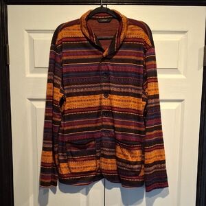 Vibrant Striped Men's Jacket